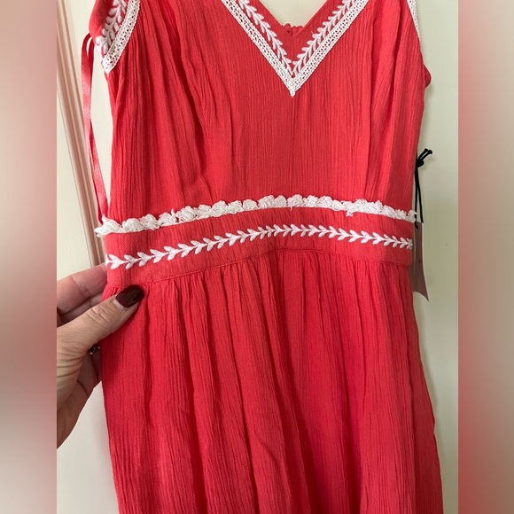 Japna Brand Coral Maxi Dress Women’s Size XS - Picture 7 of 13